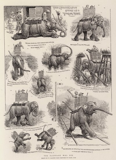 De olifant die het deed door William Ralston